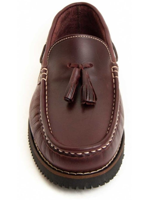 Mocassim Couro Natural Purapiel - Kiabi