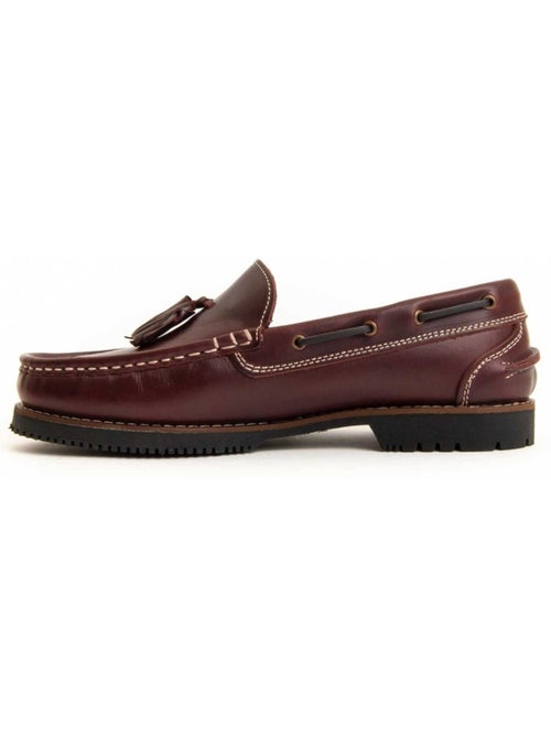 Mocassim Couro Natural Purapiel - Kiabi