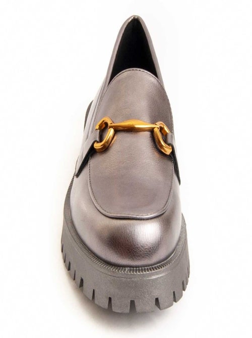 Mocassim De Plataforma Material Sintético E Têxtil Montevita - Kiabi Mocassim De Plataforma Material Sintético E Têxtil Montevita - Kiabi