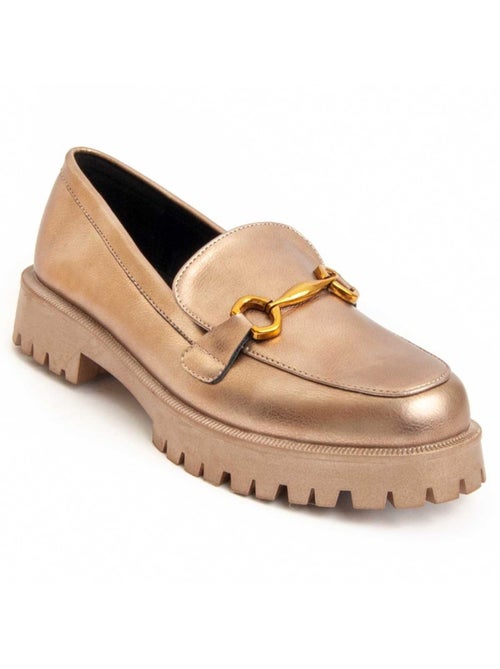 Mocassim De Plataforma Material Sintético E Têxtil Montevita - Kiabi Mocassim De Plataforma Material Sintético E Têxtil Montevita - Kiabi