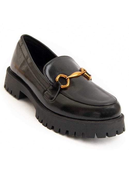 Mocassim De Plataforma Material Sintético E Têxtil Montevita - Kiabi Mocassim De Plataforma Material Sintético E Têxtil Montevita - Kiabi