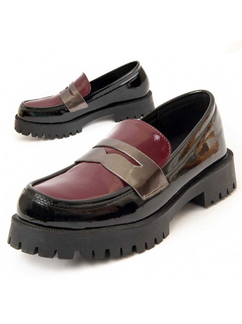 Mocassim De Plataforma Material Sintético E Têxtil Montevita - Kiabi Mocassim De Plataforma Material Sintético E Têxtil Montevita - Kiabi