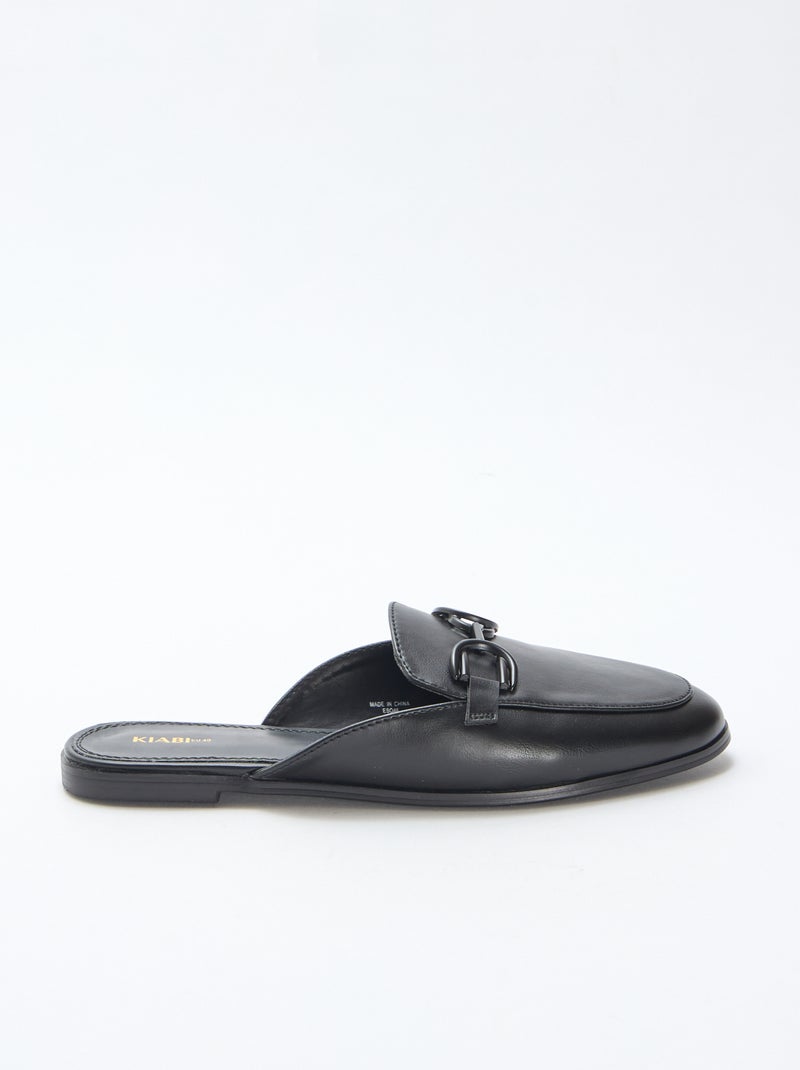 Mocassim detalhado com corrente Preto - Kiabi