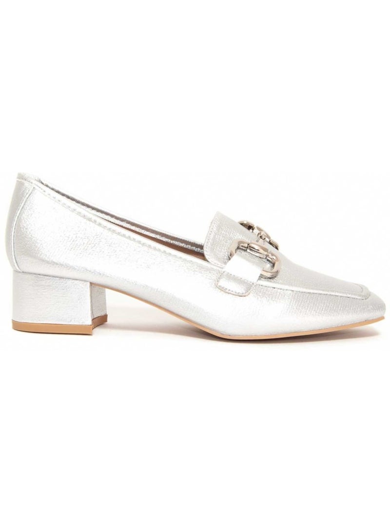 Mocassim Material Sintético Montevita Prata - Kiabi