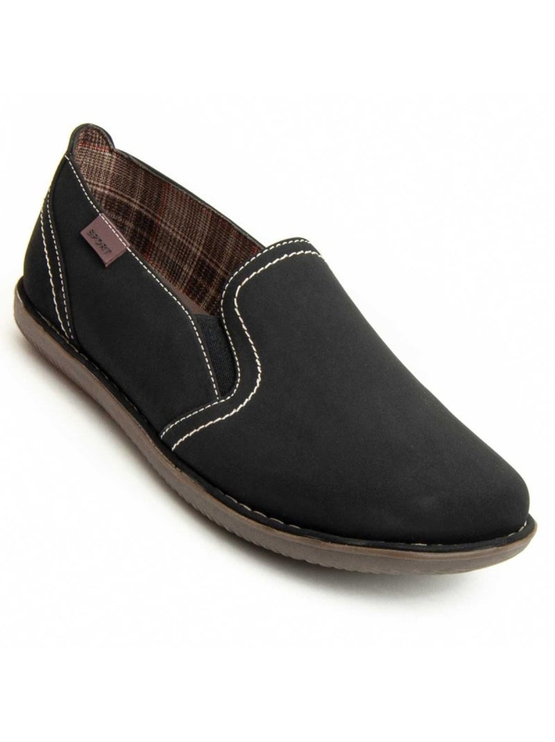 Mocassim Material Sintético Montevita Preto - Kiabi