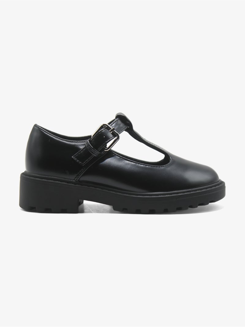 Mocassins alça cruzada Preto - Kiabi