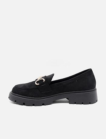 Mocassins alça cruzada