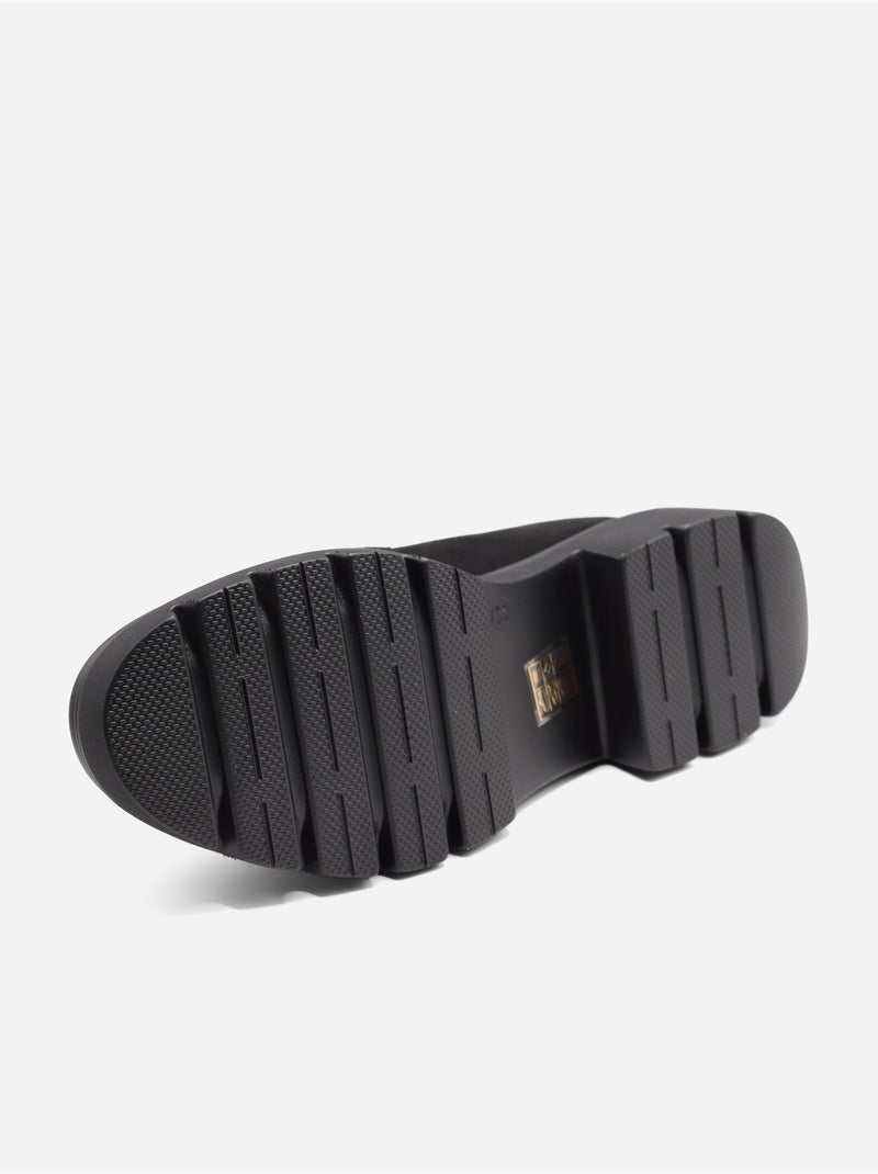 Mocassins alça cruzada Preto - Kiabi