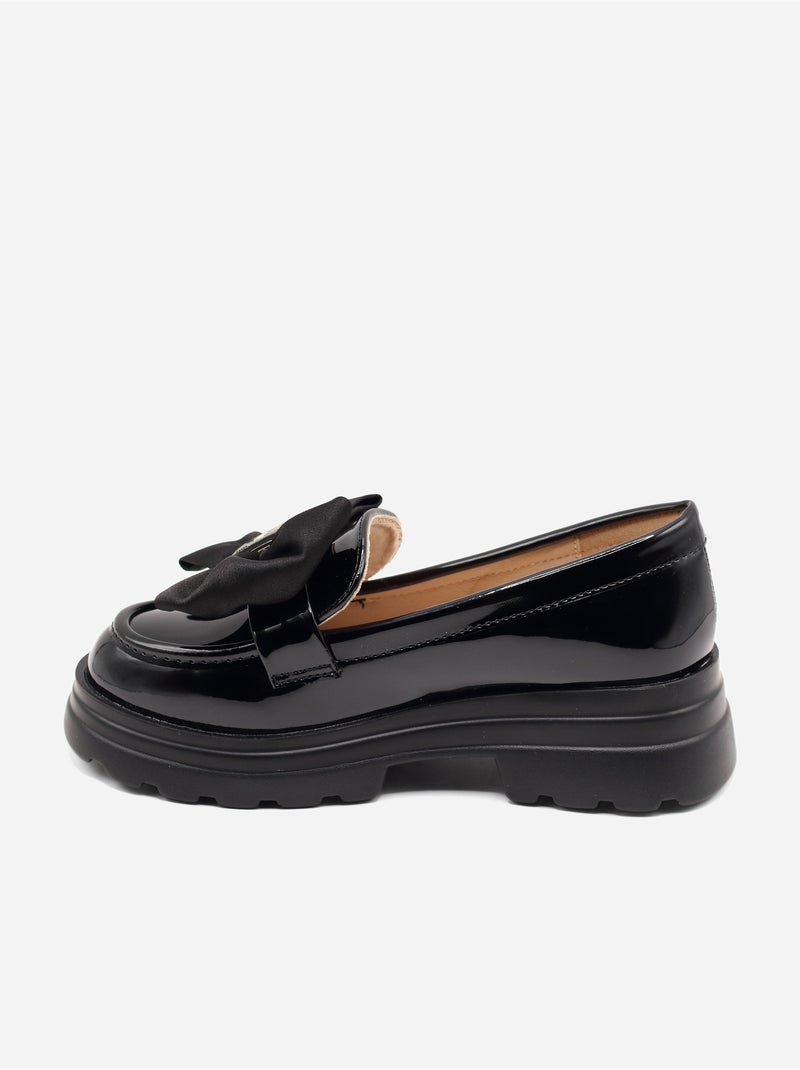 Mocassins alça cruzada Preto - Kiabi
