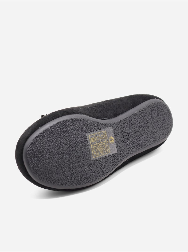 Mocassins alça cruzada Preto - Kiabi