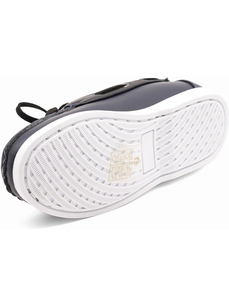 Mocassins com atacadores Azul escuro - Kiabi
