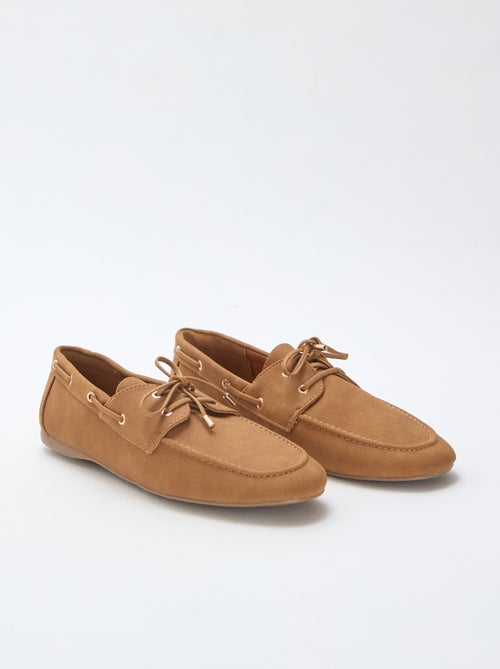 Mocassins com atacadores - Kiabi