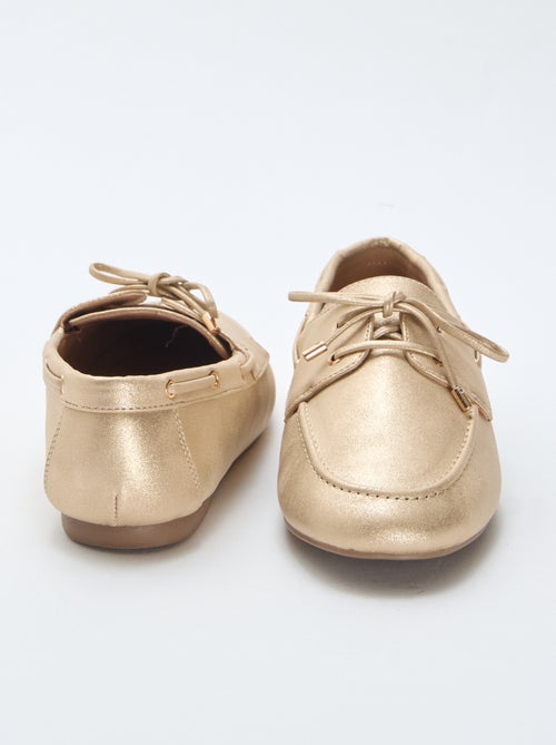 Mocassins com Cordões - Kiabi