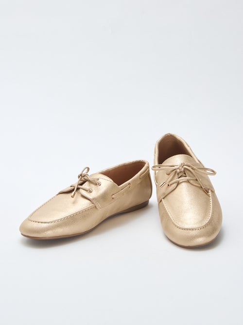 Mocassins com Cordões - Kiabi