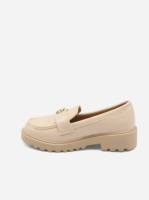 Mocassins com detalhes em strass - Kiabi