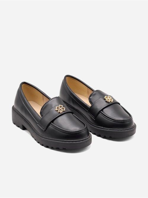 Mocassins com detalhes em strass - Kiabi