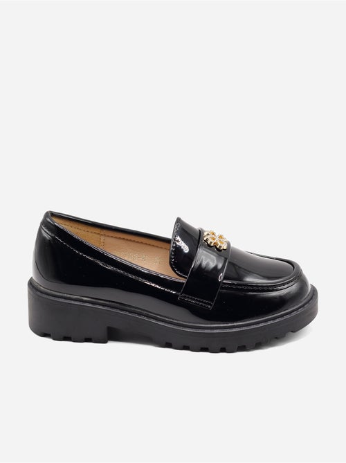 Mocassins com detalhes em strass - Kiabi