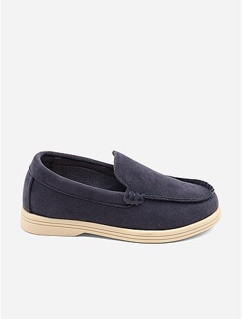 Mocassins com efeito de camurça