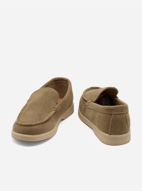 Mocassins com efeito de camurça - Kiabi Mocassins com efeito de camurça - Kiabi