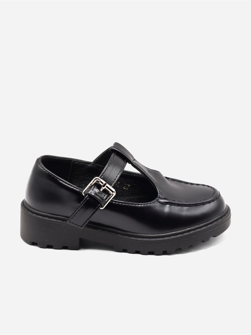 Mocassins com fivela Preto fosco - Kiabi