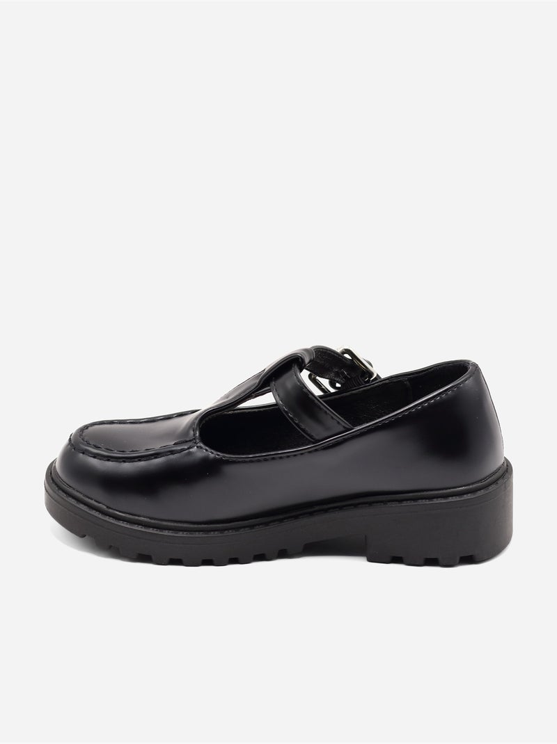 Mocassins com fivela Preto fosco - Kiabi