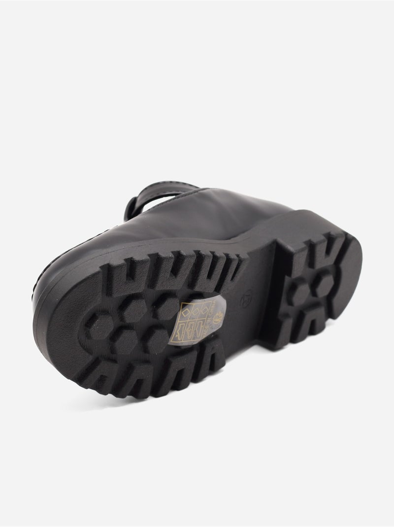 Mocassins com fivela Preto fosco - Kiabi