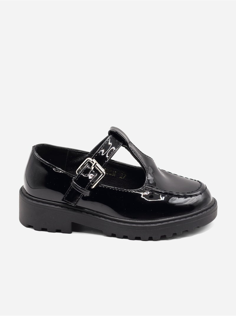 Mocassins com fivela Preto - Kiabi