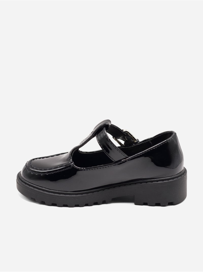 Mocassins com fivela Preto - Kiabi