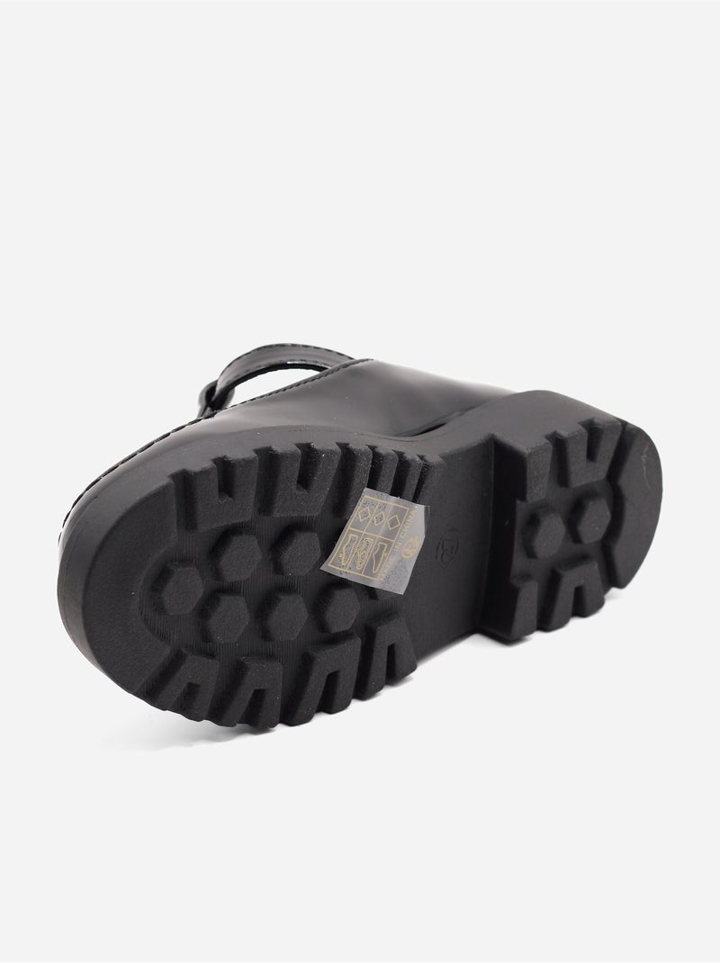 Mocassins com fivela Preto - Kiabi