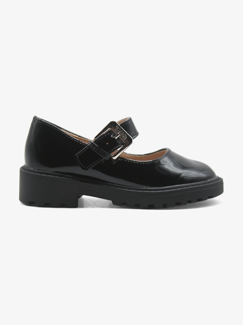 Mocassins com fivela Preto Preto - Kiabi