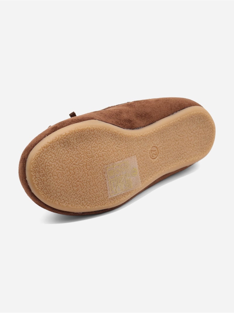 Mocassins com franjas Castanho - Kiabi