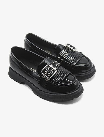 Mocassins com franjas