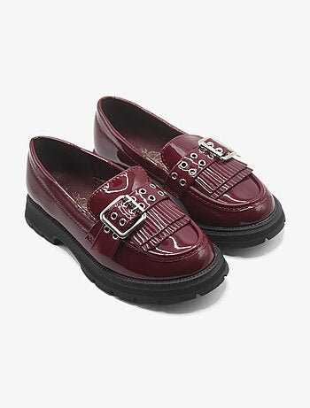 Mocassins com franjas
