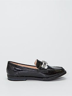 Mocassins com largo ouropel - Kiabi