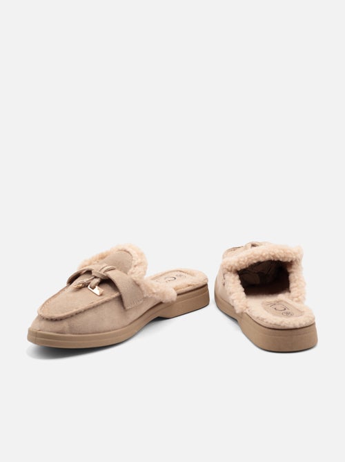 Mocassins com pele sintética - Kiabi