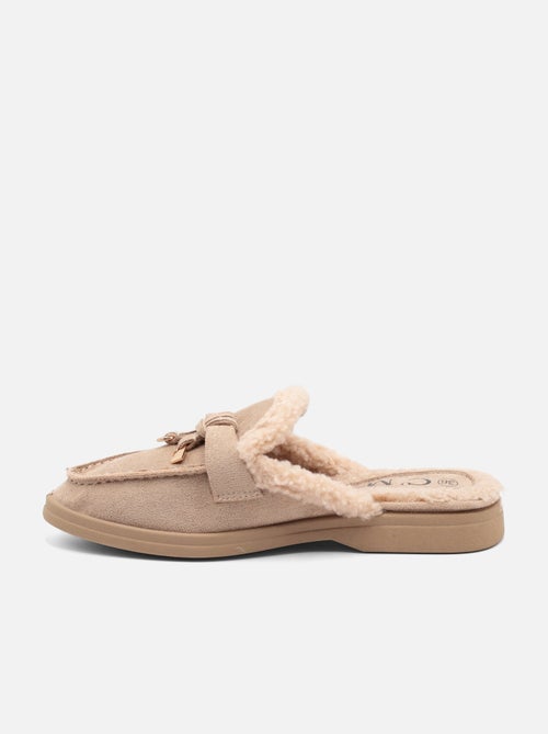 Mocassins com pele sintética - Kiabi