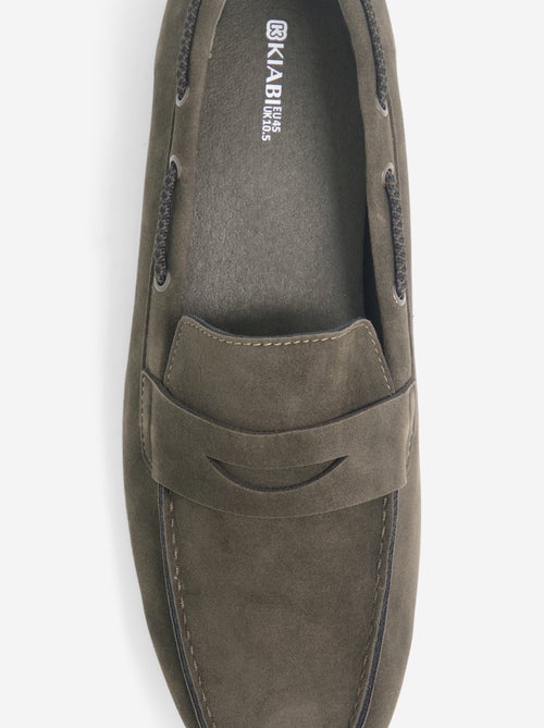Mocassins de barco em camurça sintética - Kiabi Mocassins de barco em camurça sintética - Kiabi