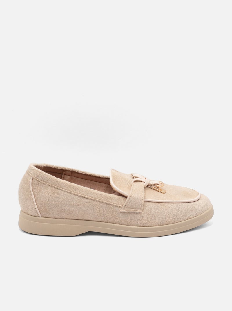 Mocassins de calçar Bege - Kiabi
