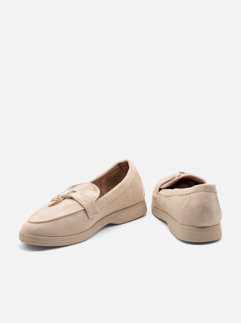 Mocassins de calçar Bege - Kiabi