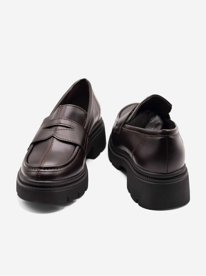 Mocassins de calçar Castanho - Kiabi
