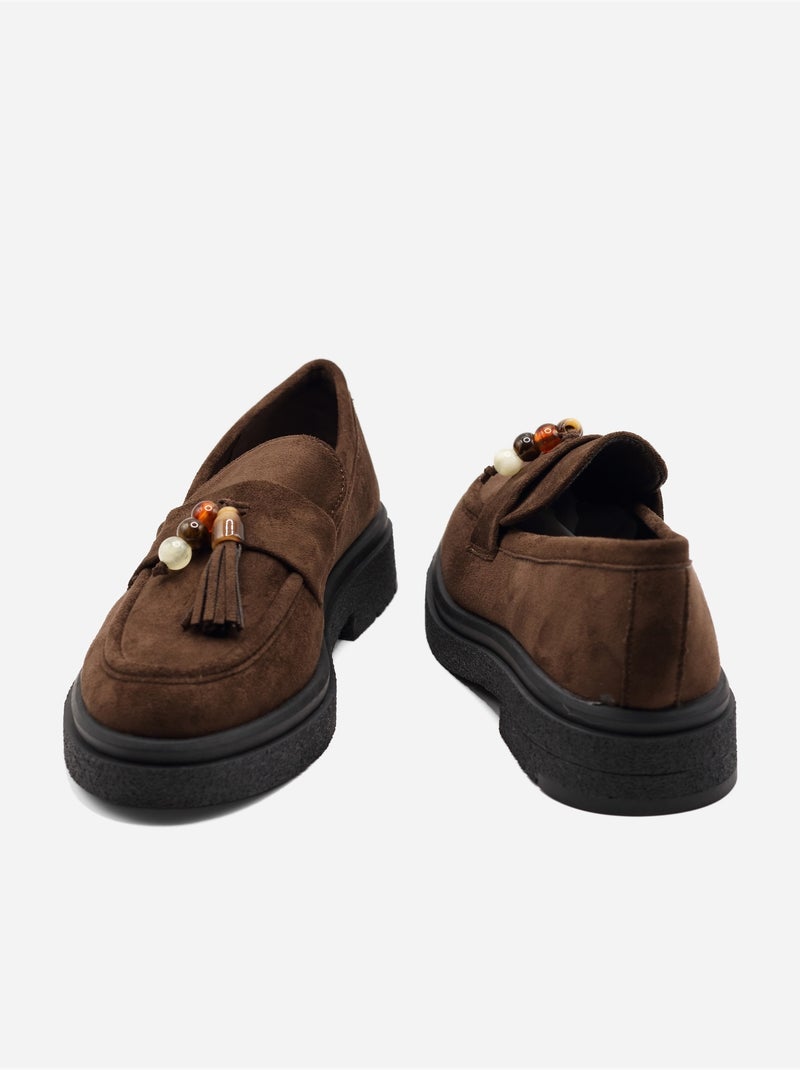 Mocassins de calçar Castanho - Kiabi