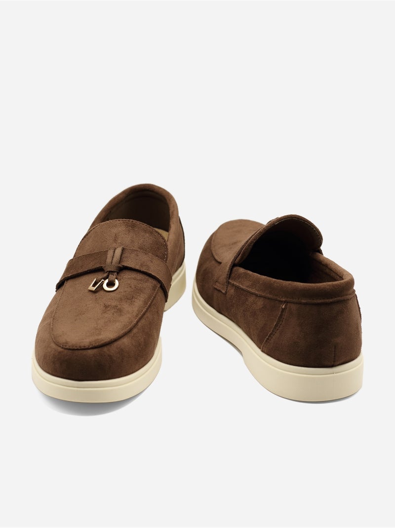 Mocassins de calçar Castanho - Kiabi