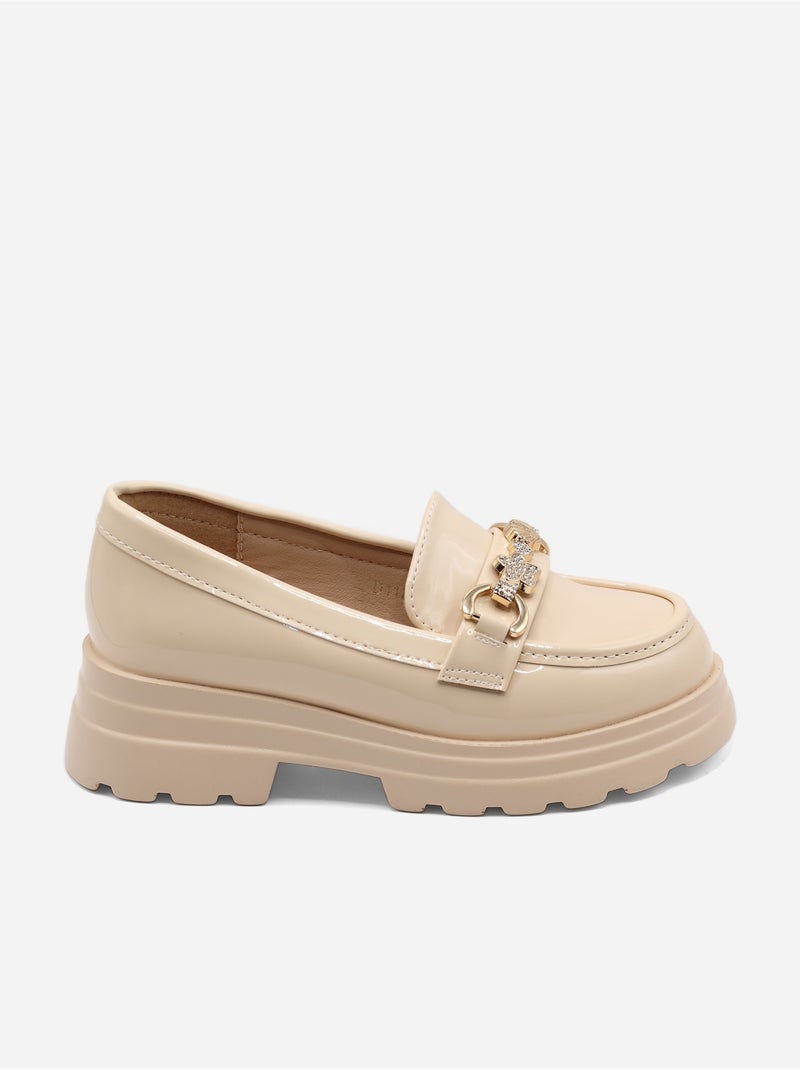 Mocassins de calçar Creme - Kiabi