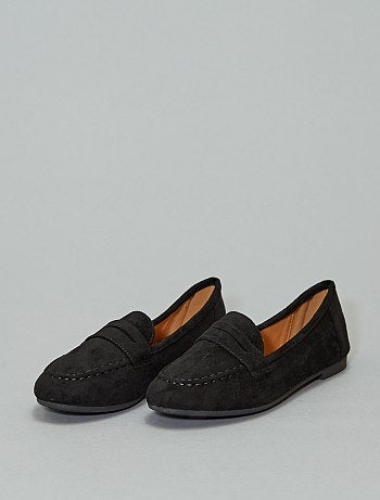 Mocassins de camurça sintética - Kiabi