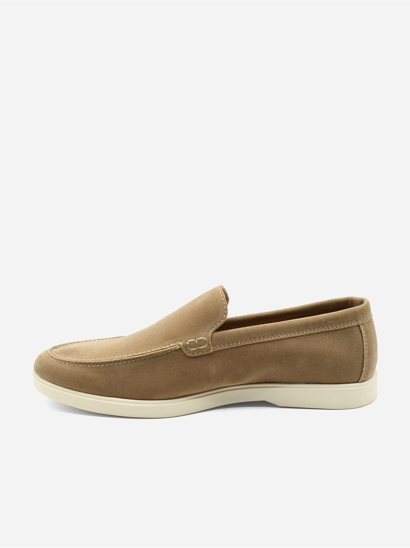 Mocassins de couro - Uomo Bege - Kiabi
