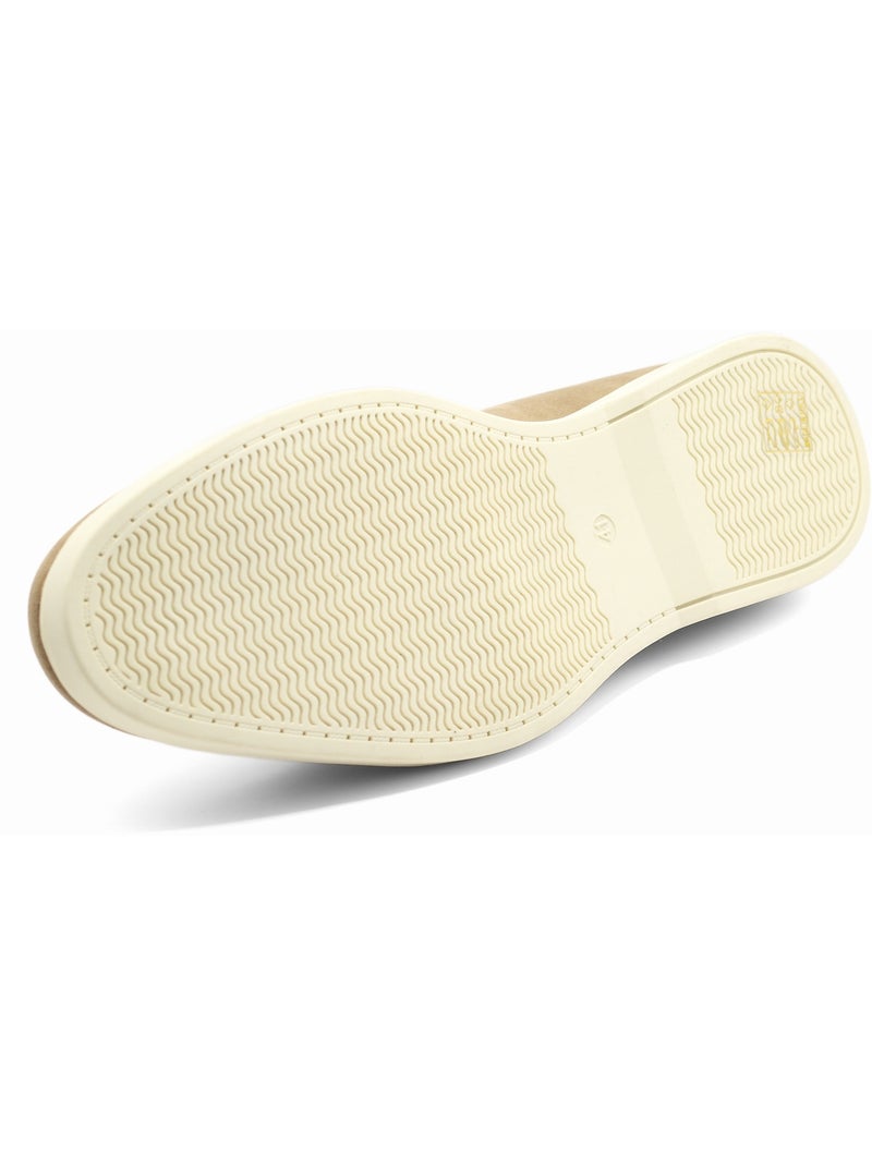 Mocassins de couro - Uomo Bege - Kiabi