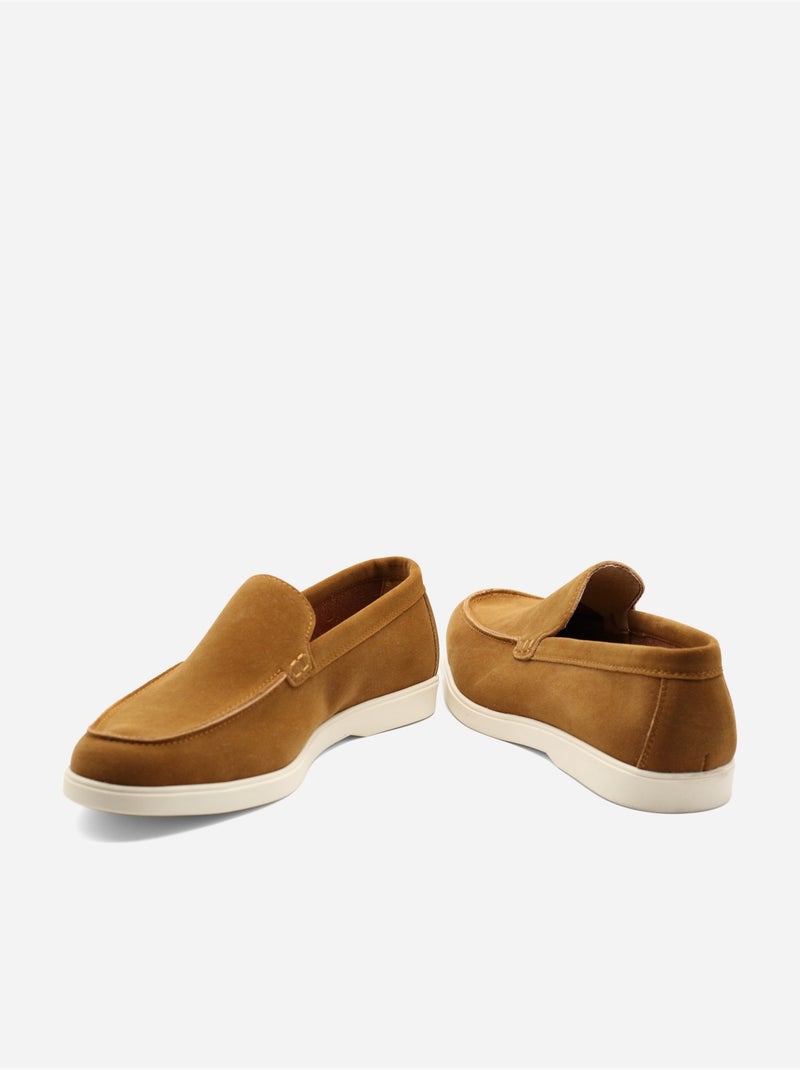 Mocassins de couro - Uomo Camelo - Kiabi