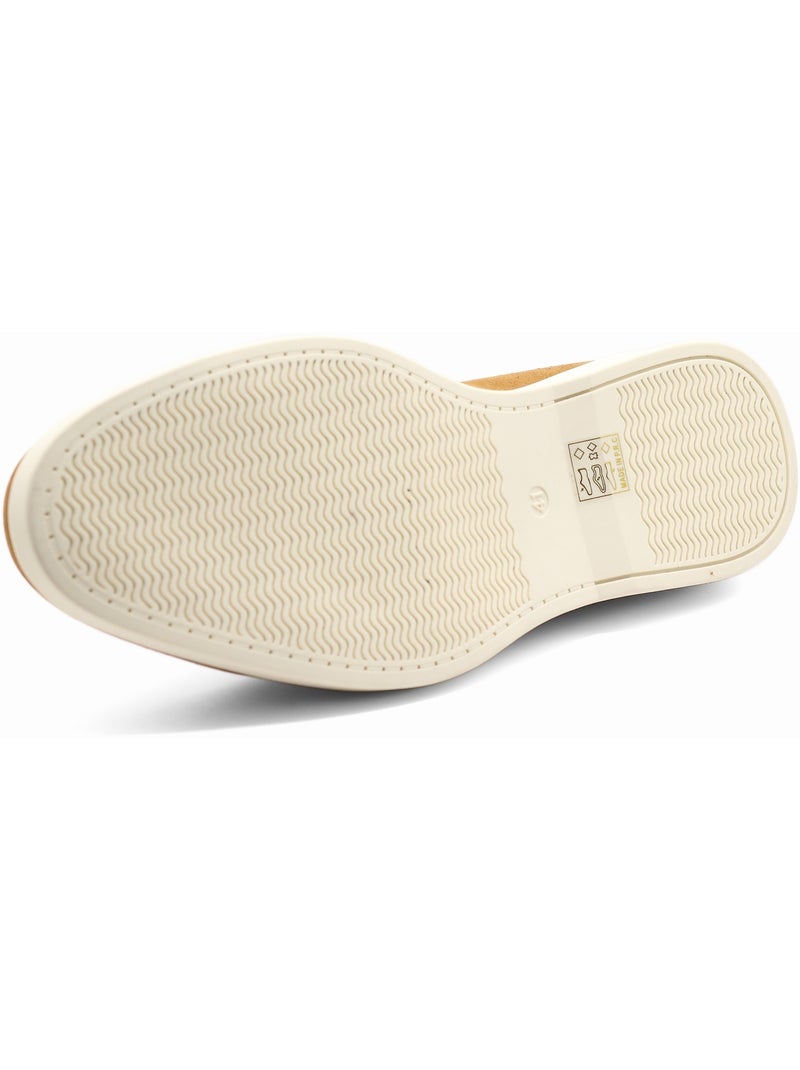 Mocassins de couro - Uomo Camelo - Kiabi