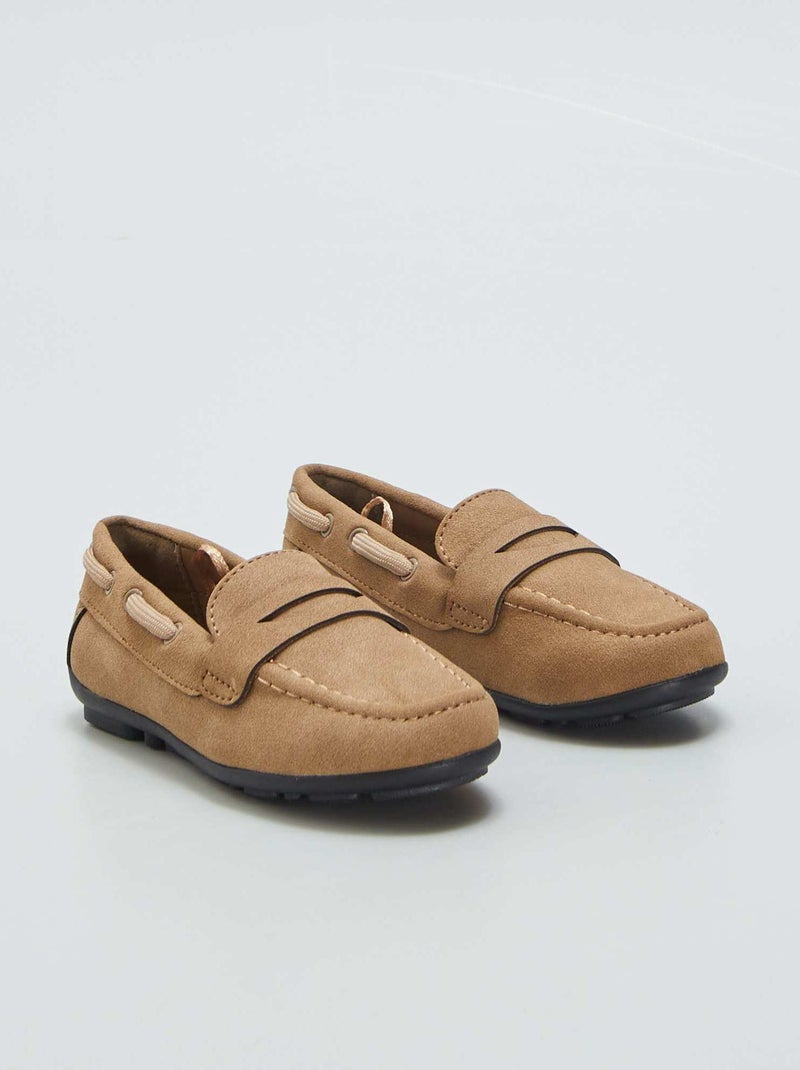 Mocassins de vela BEGE - Kiabi
