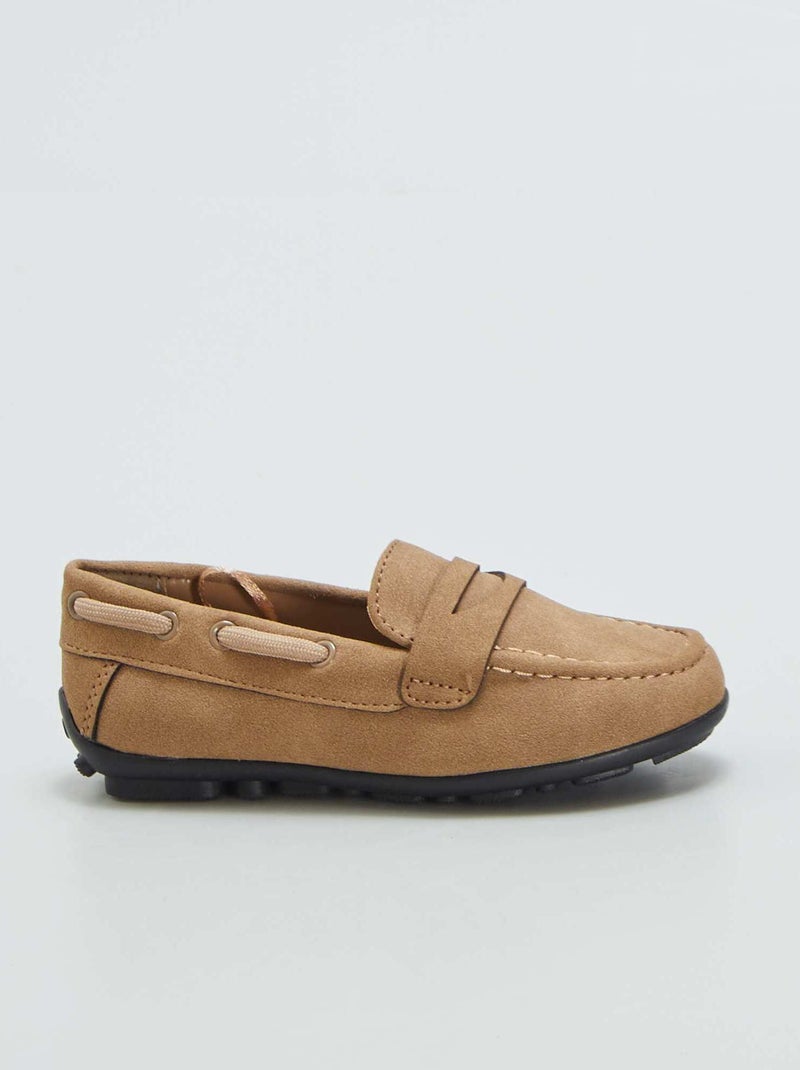 Mocassins de vela BEGE - Kiabi